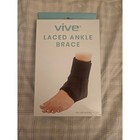 NEW Vive Black Lace Up Ankle Brace, Unisex Medium — photo 3