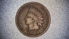 1904 Indian Head Cent Penny US Coin VG