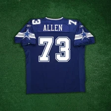 Larry Allen Reebok Dallas Cowboys NFL Authentic On-Field EQT Home Blue Jersey
