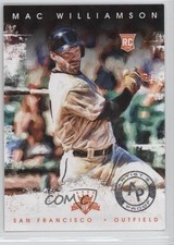2016 Panini Diamond Kings Rookies Artist's Proof Silver 1/25 Mac Williamson a8x