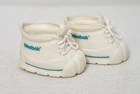Vintage Cabbage Patch Kids Shoes White Weebok Sneakers Lace Up