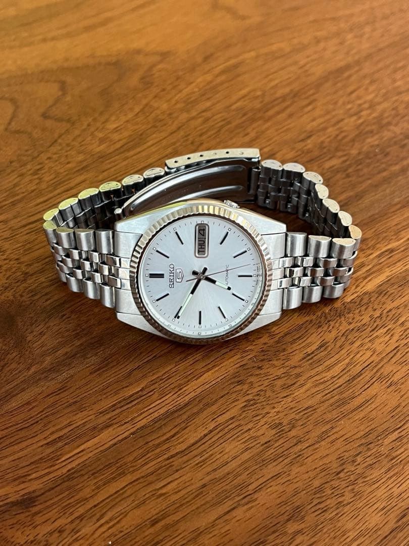 Seiko 5 Sports Silver Men's Watch - SNXJ89 for sale online | eBay