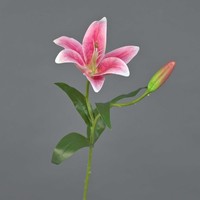Artplants KüNstliche Tigerlilie Mixlon, Rosa, 55Cm