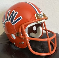 Vintage Wilson F-2000 Football Helmet Illini, 1970’s Adult Large, Very Nice!