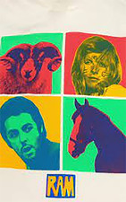 T-shirt Paul McCartney RAM album Linda bianca tutte le taglie dalla S alla 5Xl 2F723