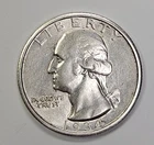 1934 Washington Quarter 25C - 90% Silver - XF+ - Great Shape for the ag
