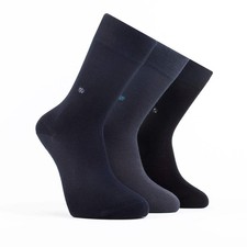 Men  s Bamboo Lightweight Dress  Trouser Socks 3-Pack - 518