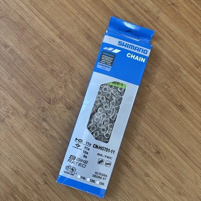 Shimano CN-HG701-11 Quick-Link 116 Glieder Kette - Silber