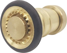 1" NH/NST Fire Hose Nozzle Brass Fire Equipment Heavy Duty Industrial Jet Fog S