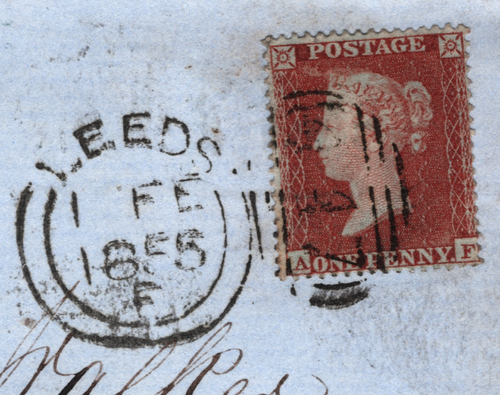 gb-qv-penny-red-sg-17-1d-af-cover-1855-leeds-sideways-duplex-yorks-c