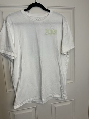 PUMA Iconic V-Neck T-Shirt Regular - Size L - Puma White