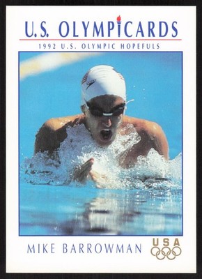 1992 Impel Olympicards 1992 U.S. Olympic Hopefuls Mike Barrowman #68