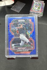 2022 Panini Prizm - Tier 2 Jarren Duran 149 Blue Donut Circle Prizm 162/199 (RC)