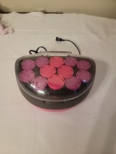 Remington Ionic Hot Rollers Velvet Hair Setter Curlers H-5600 3 Sizes Pageant