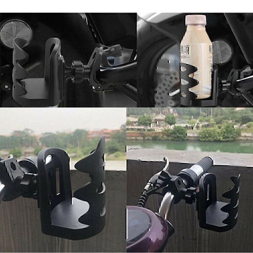 2x Cup Holder Water Drink Bottle Cage ATV UTV Bike Motorcycle Scooter Golf Cart - Picture 8 of 14