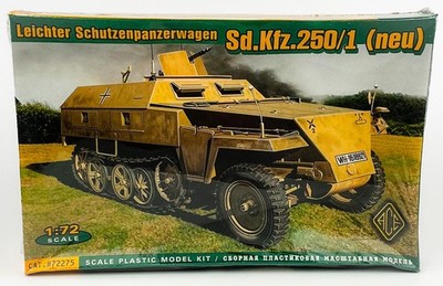 Ace 72275 Sd.Kfz. 250/1 neu 1/72 Scale Plastic Model Kit Sealed Box