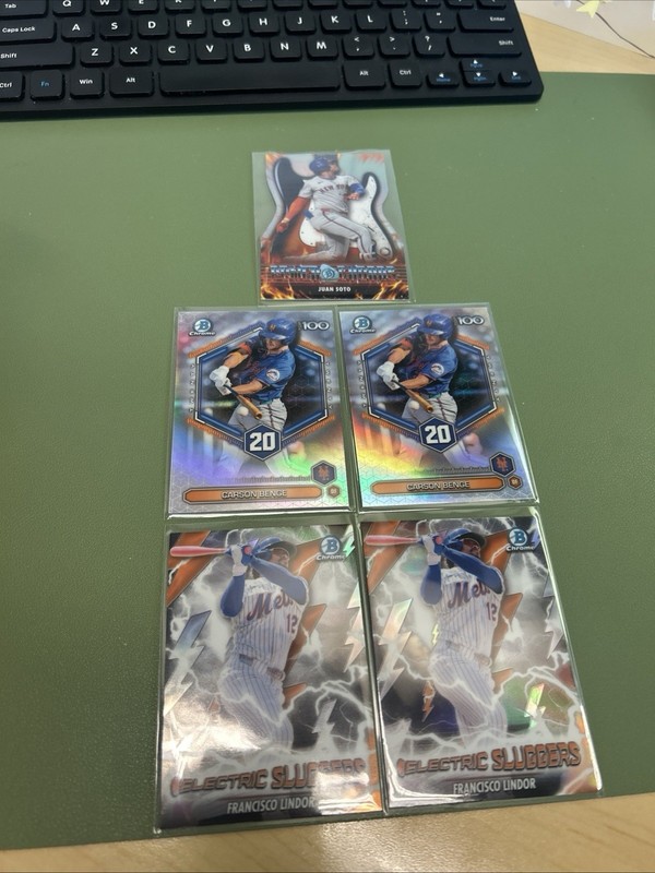 2026 Topps Chrome - Soto, Benge, Lindor Lot