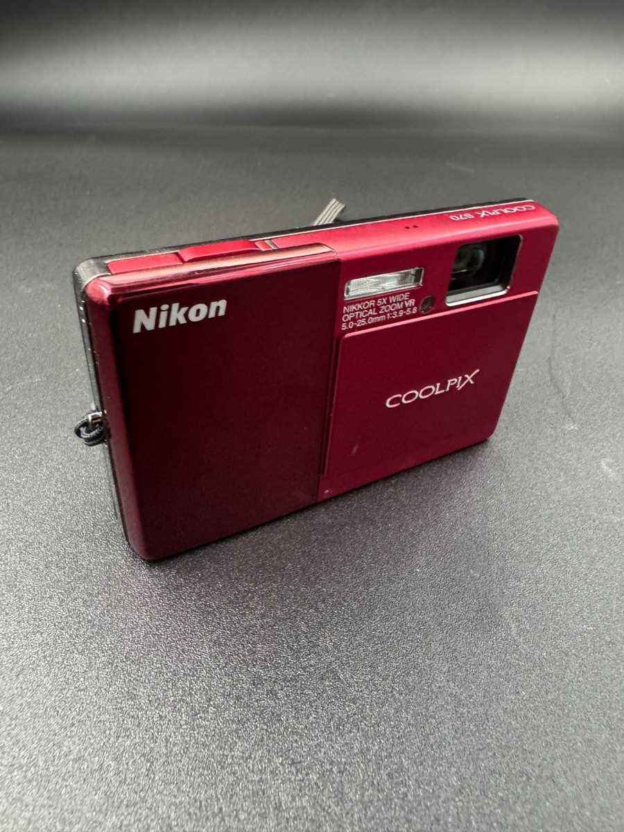 Nikon Coolpix S70 12.1MP Digital Camera - Red | eBay