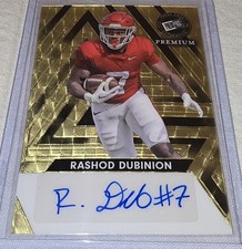 Marketplace image: Rashod Dubinion 2024 Leaf Press Pass Premium RC Rookie Auto 1/1 SUPERFRACTOR