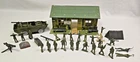 Louis Marx "Headquarters US Army Training Center" Playset Building & Accessories
