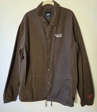 Vans Men's XL Extra Large "Off The Wall" Torrey Thorn Jacket Brown  -VN000JCZ3N1