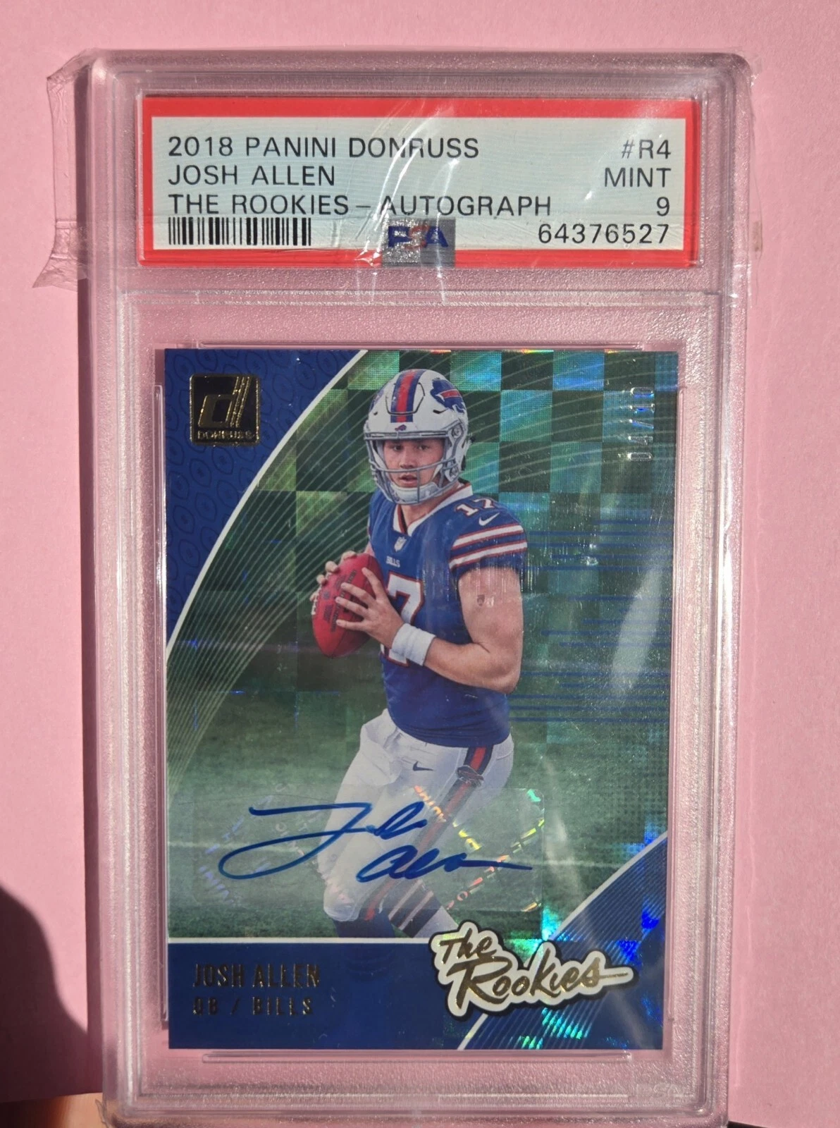 Josh Allen Panini Donruss the Rookies #R4 Autograph