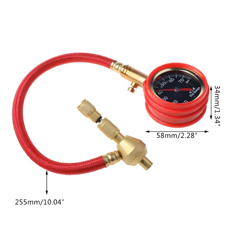 Pressure Gauge Car Meter Tester Motor Vehicle Car Truck Bike Tyre eBay
