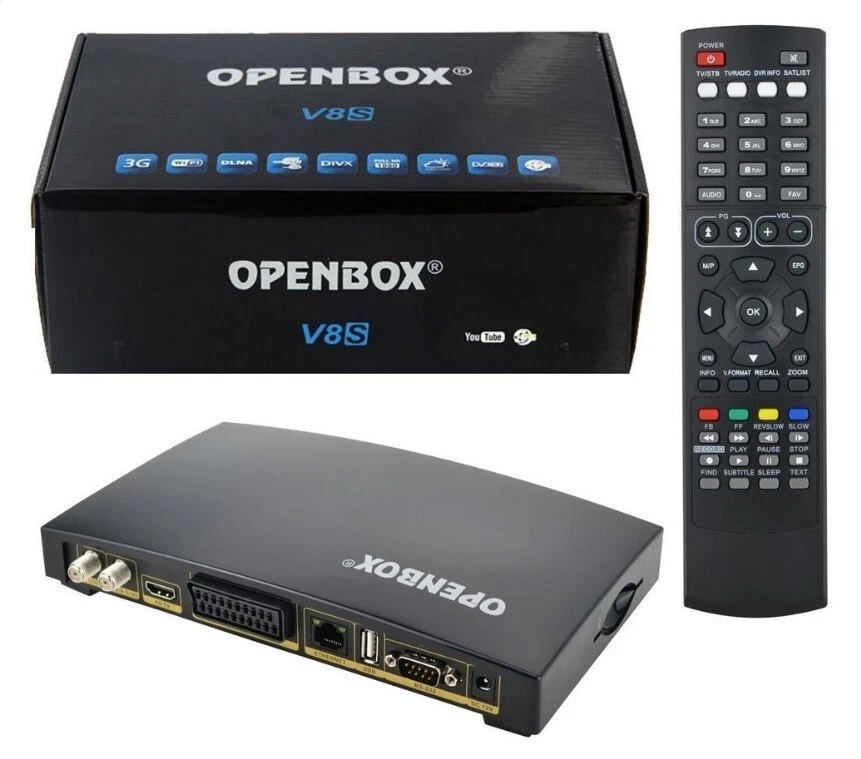 Openbox skybox V8S HD PVR Full HD Satreceiver Neu Modell !!! Sat-IPTV !!!