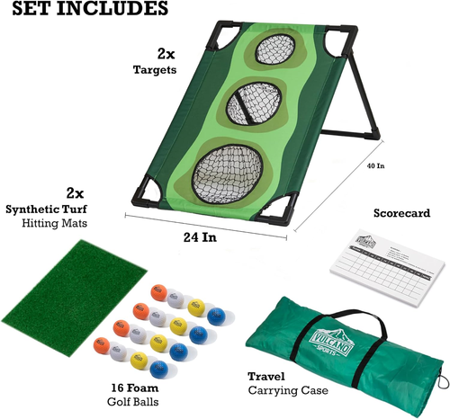 Par 1 Hinterhof Golf Cornhole Spiel, Golf Geschenke für Männer, Golfzubehör für Männer, - Bild 2 von 12