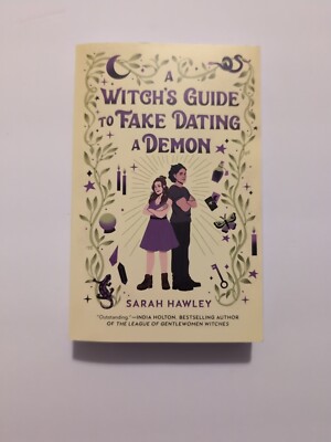 SIGNED INSCRIBED A Witch's Guide to Fake Dating a Demon by