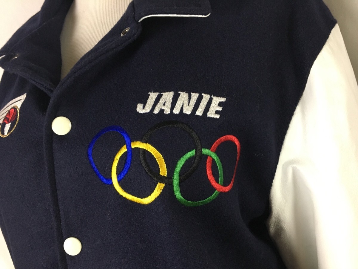 ジャケット・アウター 90supremestreethiphoplevistussychampion 1991 Olympic & World Figure Skating Champion Leather Varsity