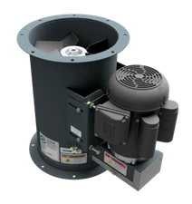 New 12" Dia Tube Axial Fan - 1 Hp - 3 Phase - 1,600 CFM - Free Shipping
