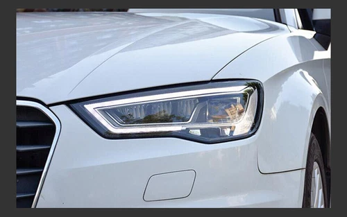 LED Headlights For Audi A3 8V S3 Sedan 2013-2016 w/Startup Sequential Front Lamp - Picture 15 of 19