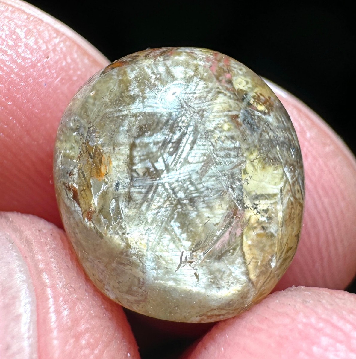 5.7ct Rare NATURAL Clear rutile Crystal Polished | eBay