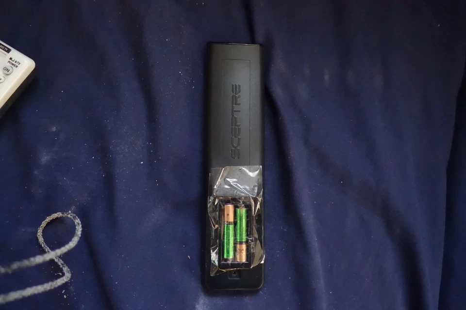 OEM Sceptre TV Remote Control UNIVERSAL REMOTE CONTROL (No Cover) WITH BATTERIES - Image 2 of 2