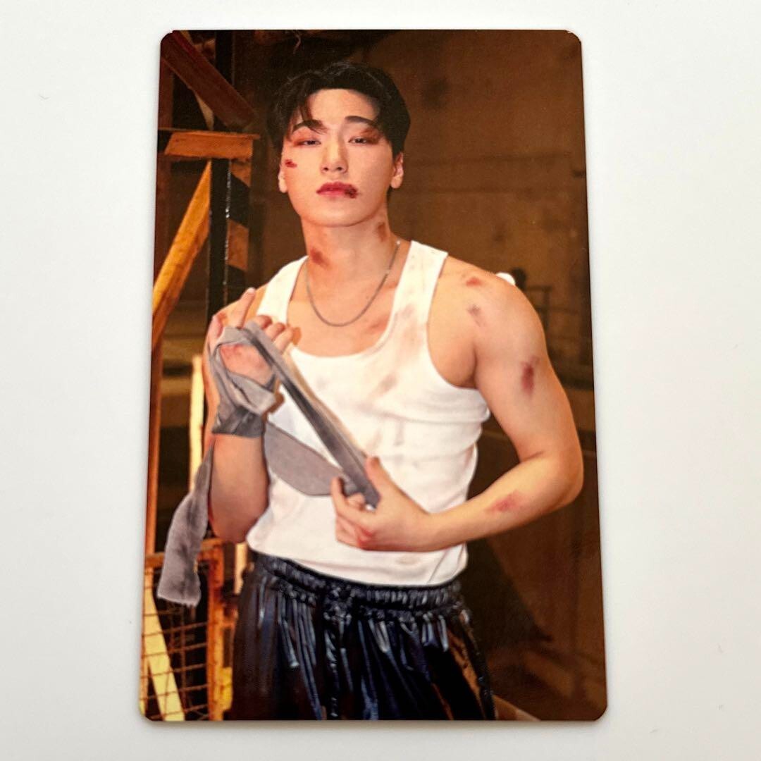 ハグトレカ ラキロトUNIVERSALMUSIC ATEEZ SAN サン ATEEZ SAN BOUNCY Japan Universal music UMS POB Photo card WORLD EP