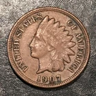 1907 Indian Cent - High Quality Scans #J714