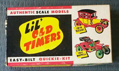 HUDSON MINIATURES LIL OLDTIMER 1911 MAXWELL 1952 VINTAGE US PLASTIC 1:32 SEHR GUTER ZUSTAND