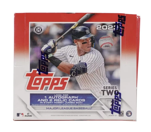 2023 Topps Series 2 Baseball Factory Sealed Hobby Jumbo Pack Box