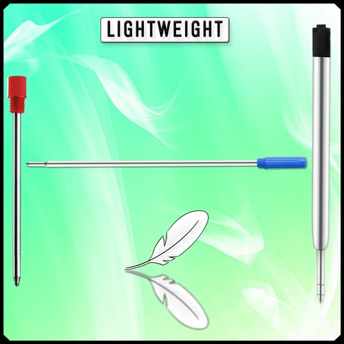 Refills For Parker Cross Swarovski Pen Black⚫Blue🔵Red🔴Ballpoint Pens