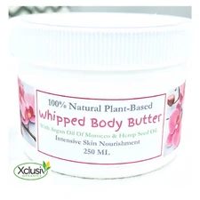 Vegan Whipped Body Butter With Hibiscus Argan & Hempseed Oil