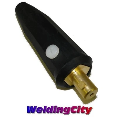 WeldingCity® Gas Pass-Thru Cable Adapter Dinse-35 TIG Welding Torch 9/17 | USA