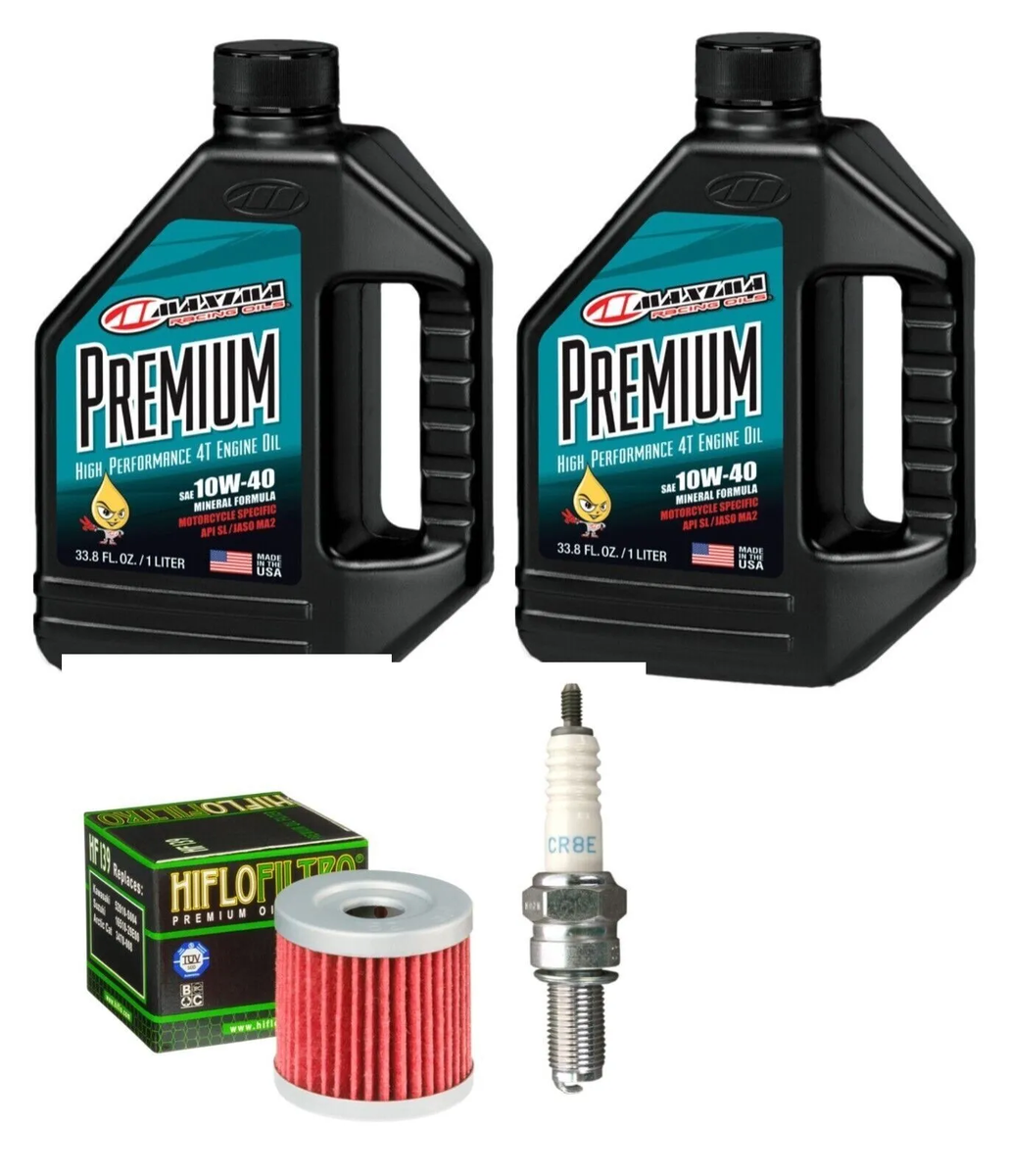 For Suzuki DRZ 400 DRZ S SM E Oil Change Kit NGK Spark Plug Oil