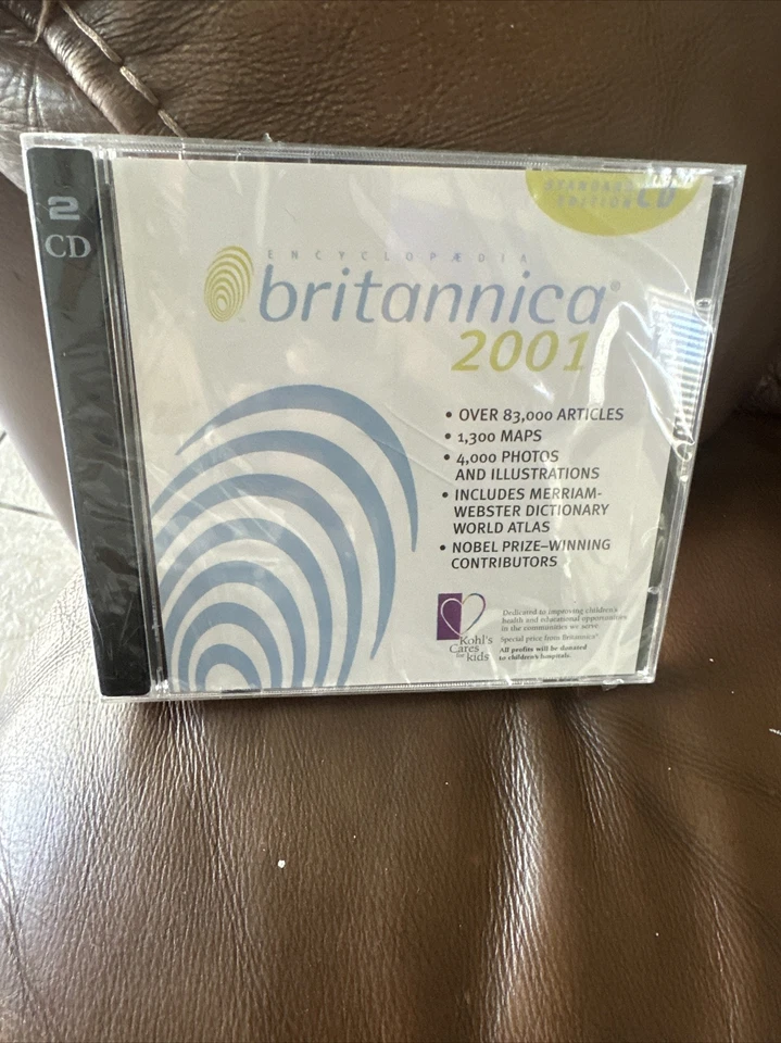 Encyclopedia Britannica 2001 Standard Edition 2 disc set PC - Image 2 of 3