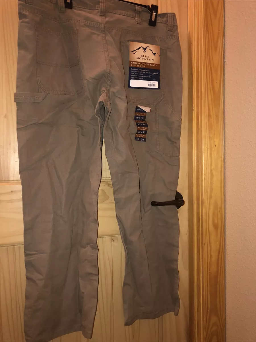 Blue mountain sale canvas utility pants