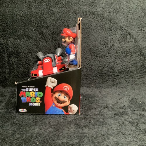 The Super Mario Bros Movie 2.5 Inch Actionfigur mit Racer - Mario - NEU - Bild 4 von 6