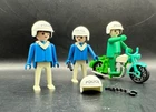 Playmobil Collectible Figures Police Lot Motorcycle 1974 Vintage Geobra