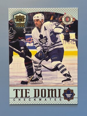 1999-00 PACIFIC DYNAGON ICE CHECKMATES CANADIAN TIE DOMI #15 TORONTO MAPLE LEAFS