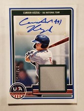 CAMDEN KOZEAL 2023 Panini Stars & Stripes SIGNATURE MATERIALS AUTO #'d 123/200