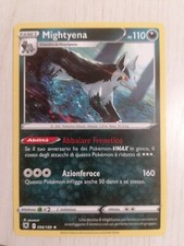 Carta Pokémon spada e scudo lucentezza siderale 096/189 mightyena nuova